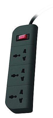 Belkin Surge Protector Universal Socket with 5ft (1.5-Meter) Heavy Duty Cable Overload Protection