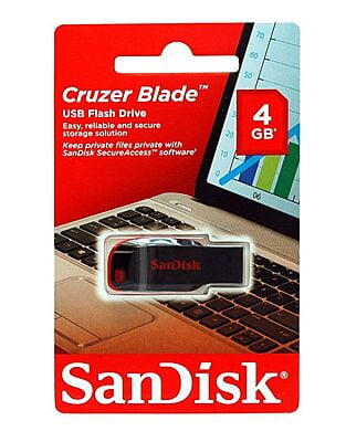 SanDisk Cruzer Blade USB 2.0 Flash Drive/Pen Drive