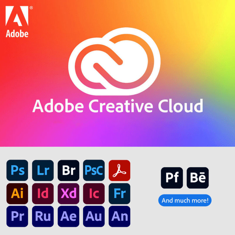 Adobe Creative Cloud (12 Months Subscription | Yearly Billed Upfront)