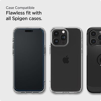 Spigen Alignmaster Full Cover Black for iPhone 15 Pro Max