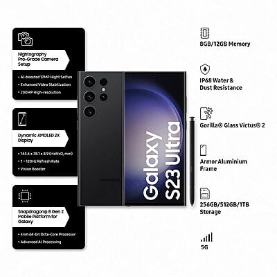 Samsung Galaxy S23 Ultra 5G (12GB RAM)