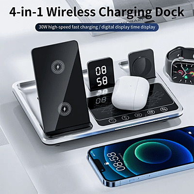 4 in 1 Fast Wireless Charging Station